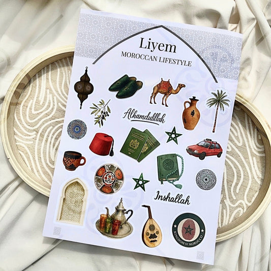 Planche de stickers - Moroccan Lifestyle