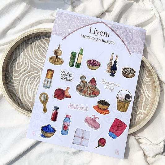 Planche de stickers - Moroccan Hammam