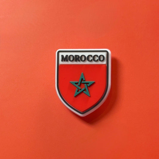 Pin’s Crocs – Blason Morocco