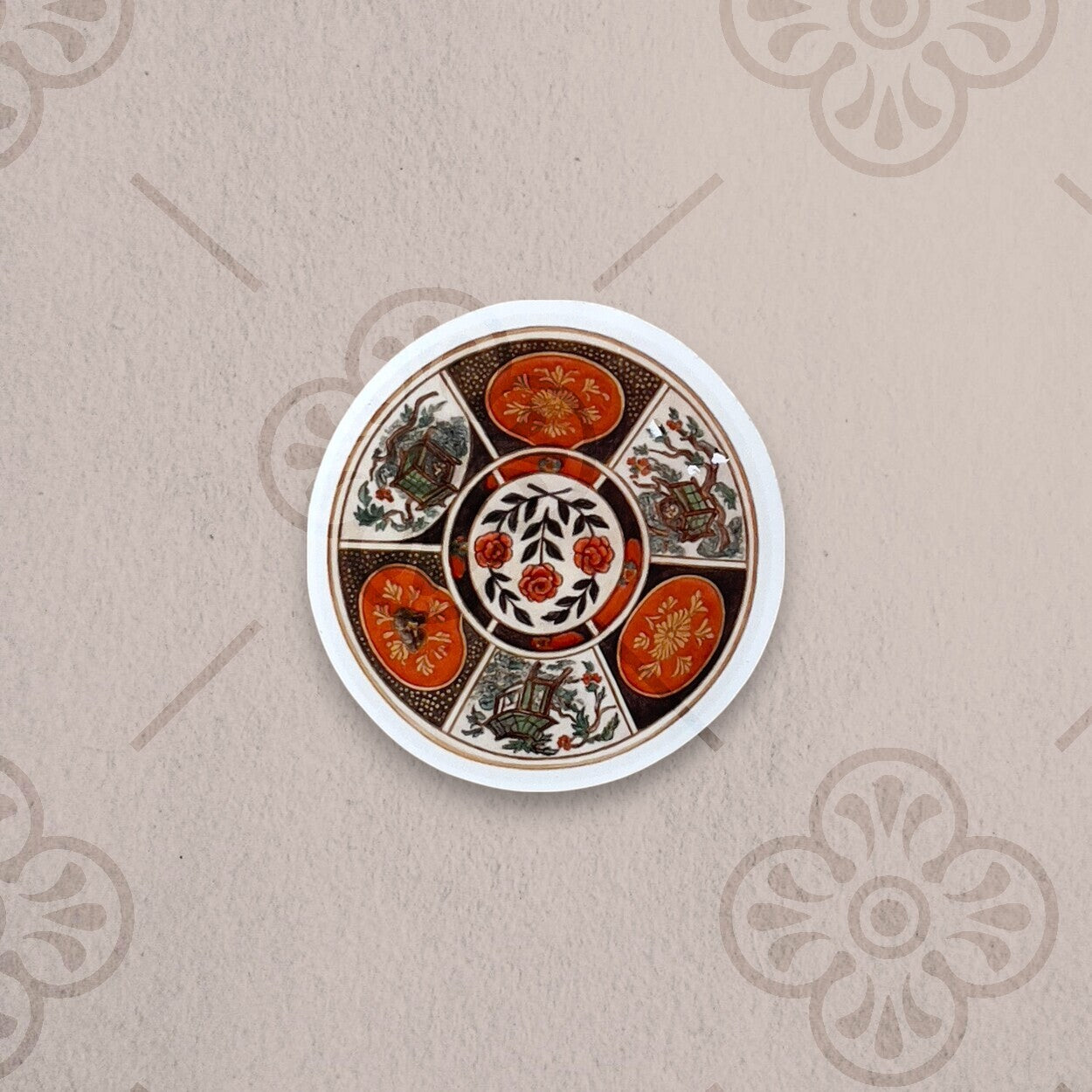 Sticker - Assiette Vaisselle Maroc