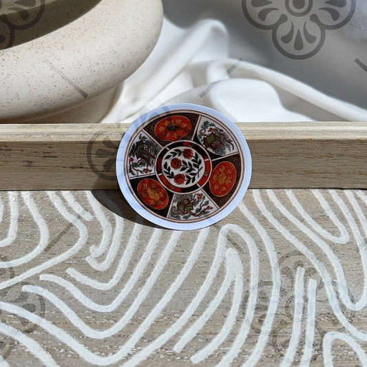 Sticker - Assiette Vaisselle Maroc