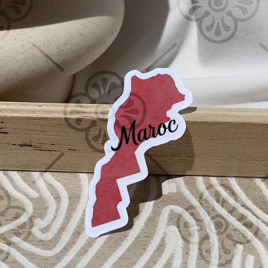 Sticker – Carte du Maroc