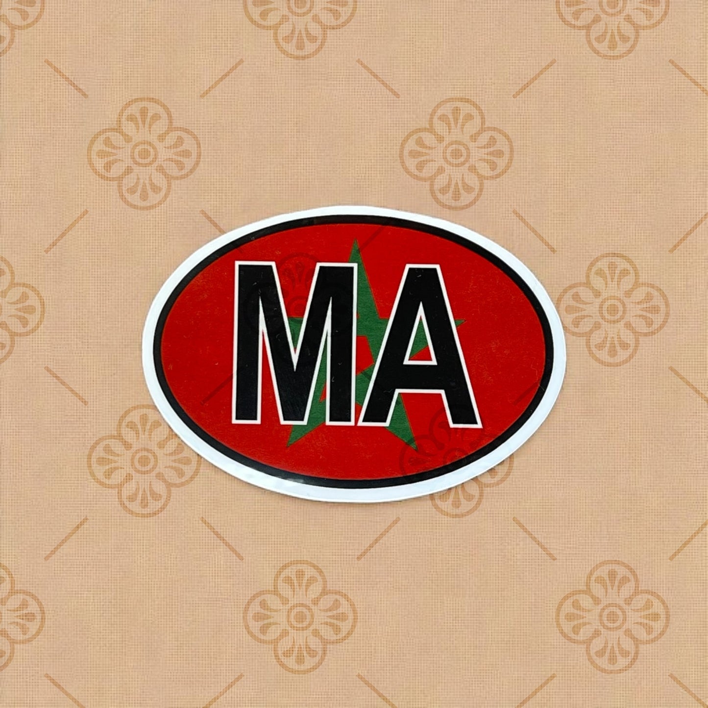 Sticker – Code Pays « MA » (Maroc)