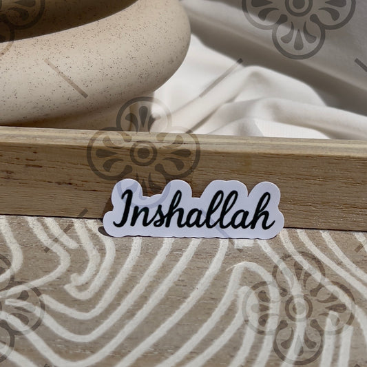 Sticker – Inshallah