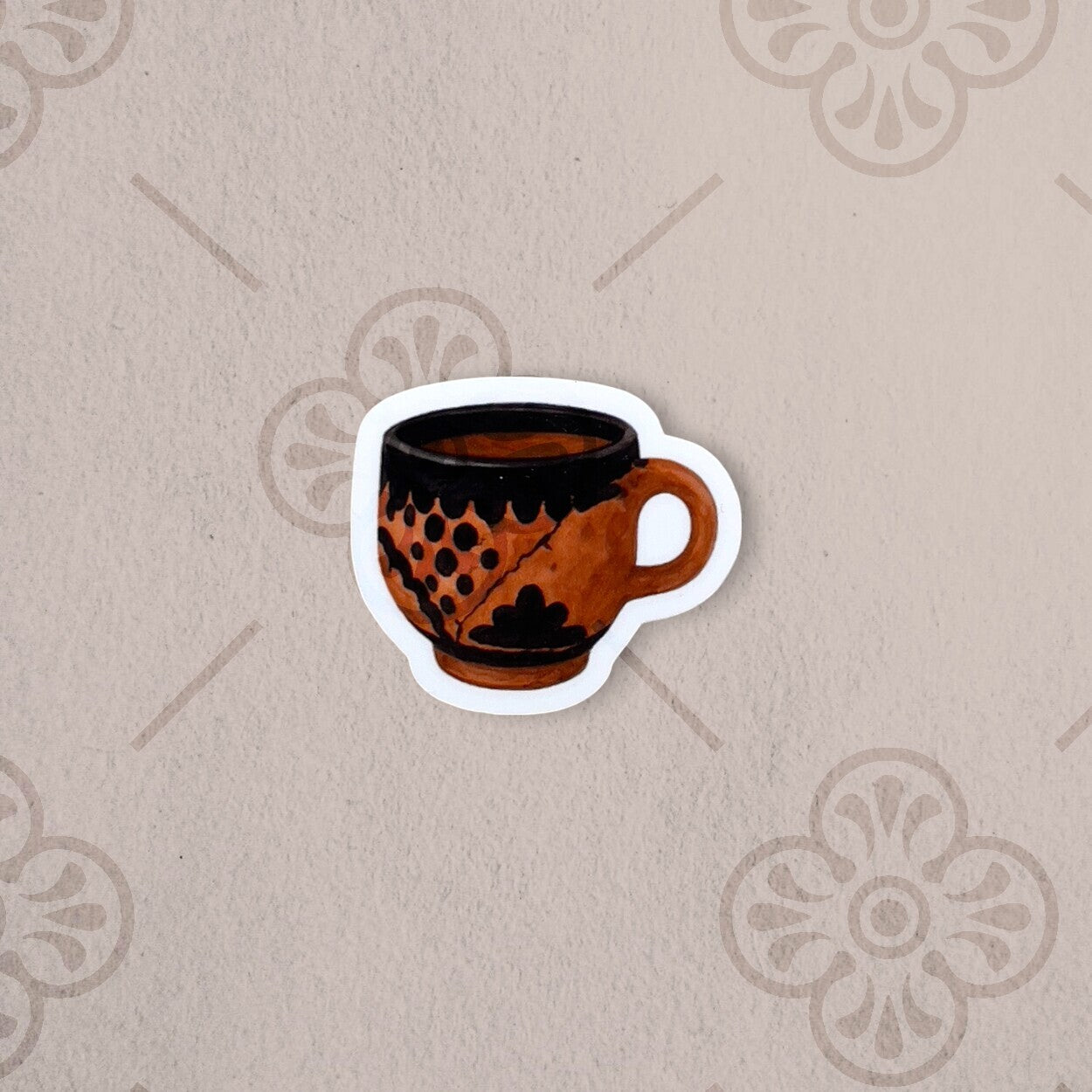 Sticker - Tasse en terre cuite