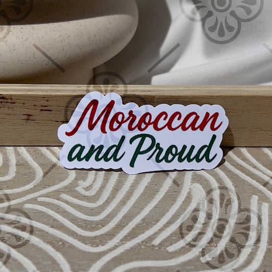 Sticker - Moroccan and proud