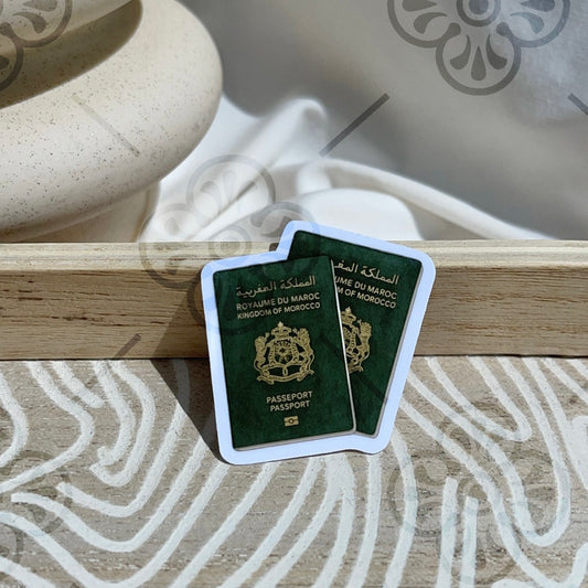 Sticker - Passeport Marocain