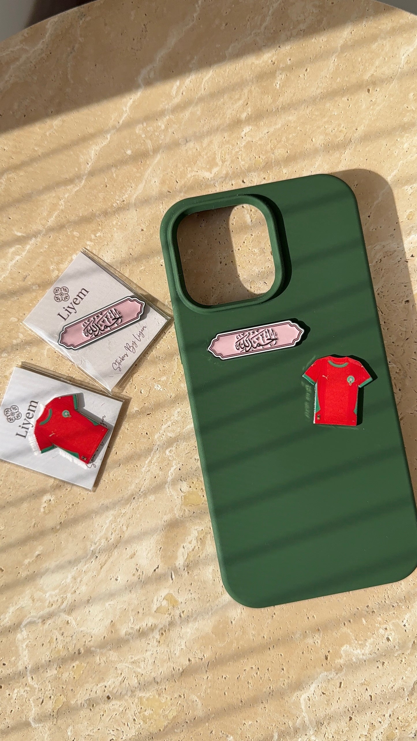 Stickers Metal – Maillot Maroc