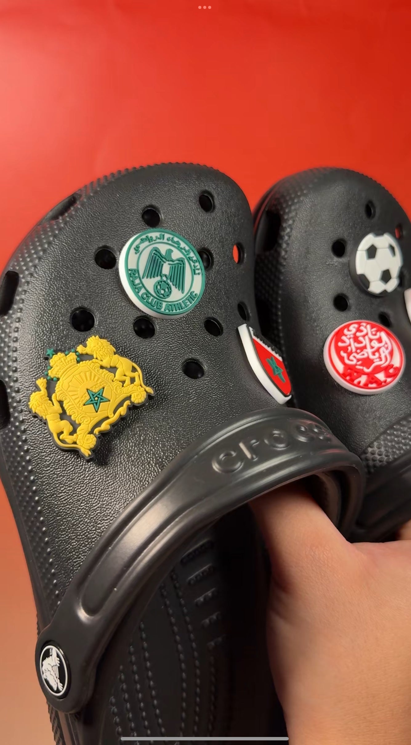 Pin's Crocs - Armoiries du Maroc