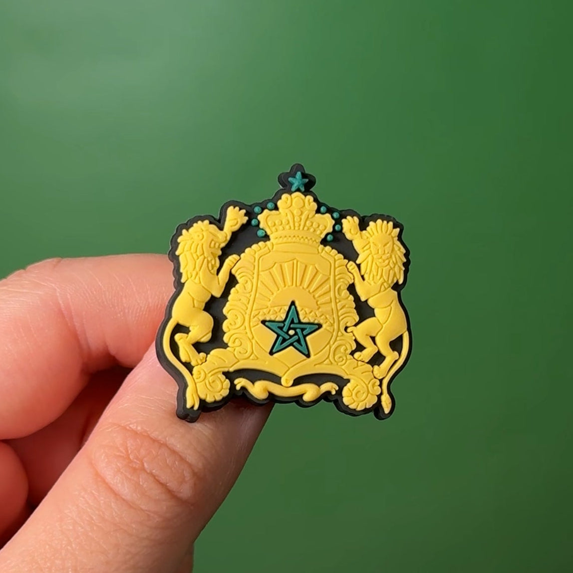 Pin's Crocs - Armoiries du Maroc
