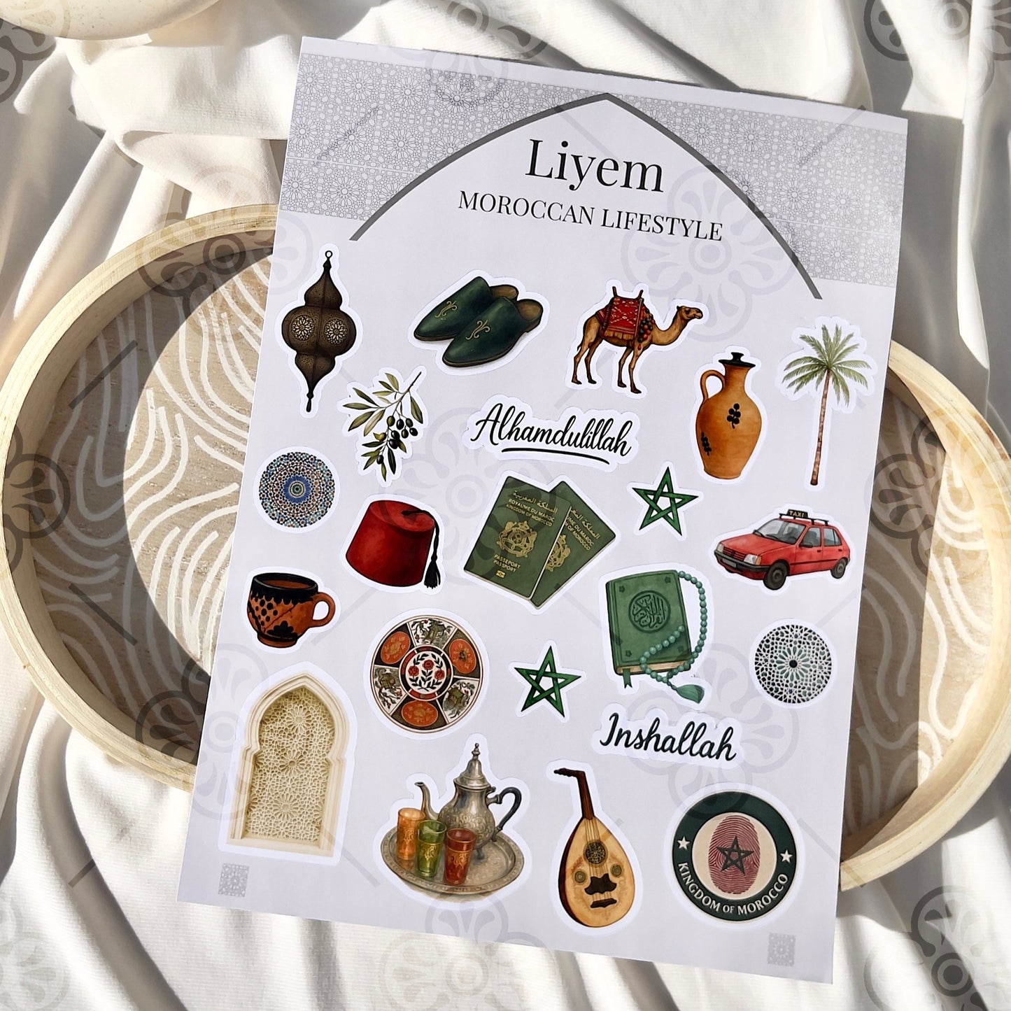Planche de stickers - Villes du Maroc #3