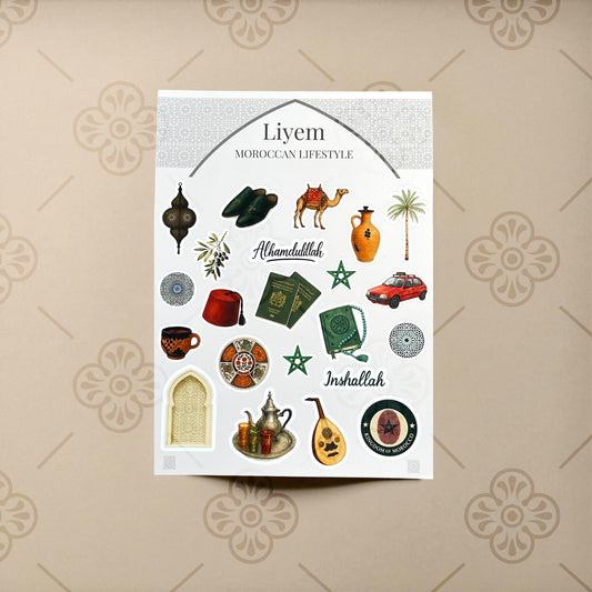 Planche de stickers - Moroccan Lifestyle