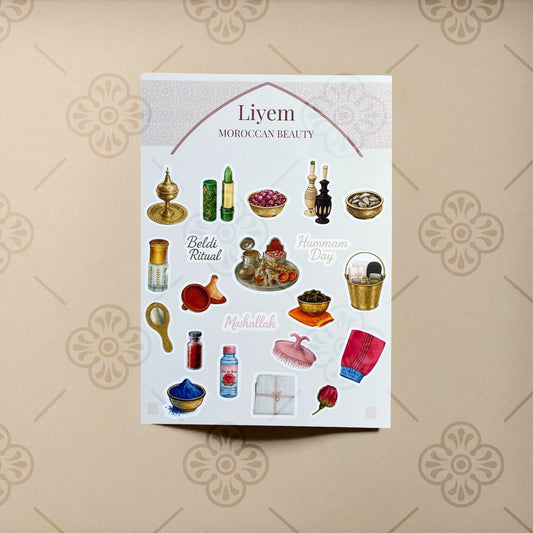 Planche de stickers - Moroccan Hammam
