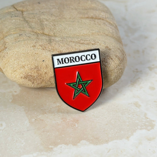 Stickers Metal - Blason du Maroc
