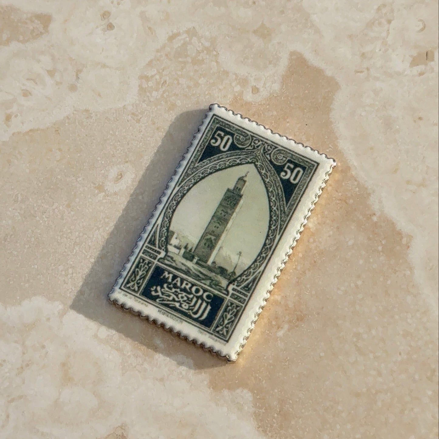 Sticker Metal - Timbre Maroc