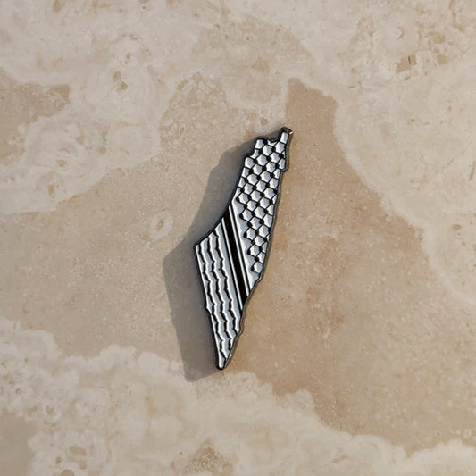 Sticker Metal - Carte Palestine