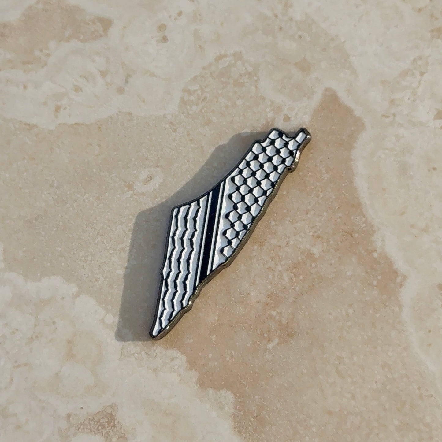 Sticker Metal - Carte Palestine