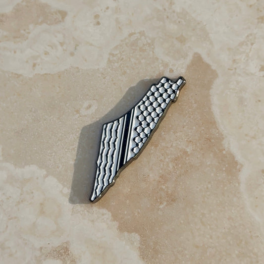 Sticker Metal - Carte Palestine