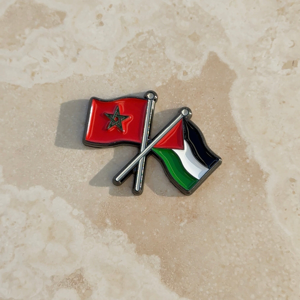 Drapeaux Maroc & Palestine – photo 2