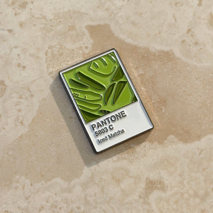 Sticker Metal - Pantone Iced Matcha