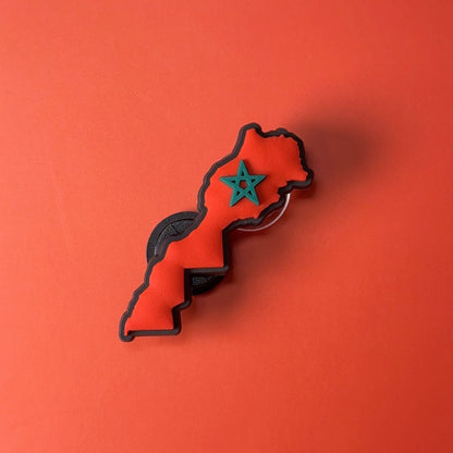 Pin's Chaussures - Carte Maroc