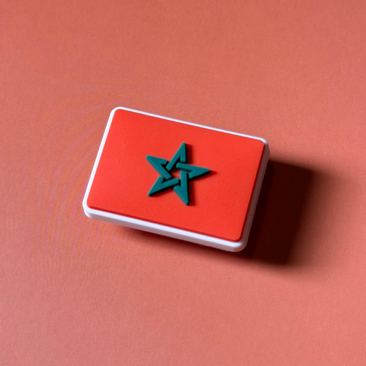 Pin’s Crocs - Drapeau du Maroc