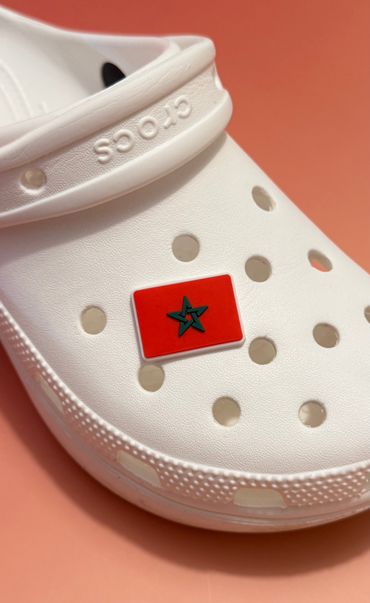 Pin’s Crocs - Drapeau du Maroc