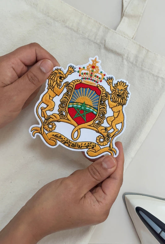 Patch brodé thermocollant - Armoiries du Maroc