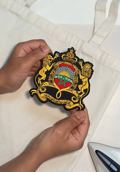 Patch brodé thermocollant - Armoiries du Maroc
