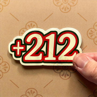 Sticker – Numéro +212