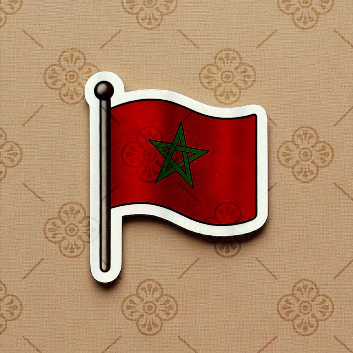 Sticker - Drapeau du Maroc