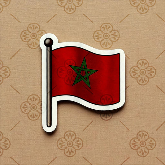 Sticker - Drapeau du Maroc