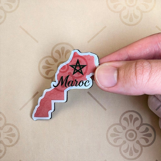 Magnet - Carte Maroc