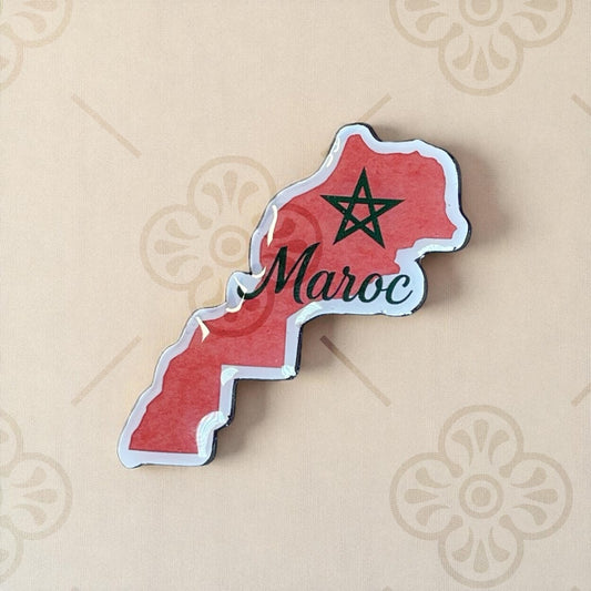 Magnet - Carte Maroc