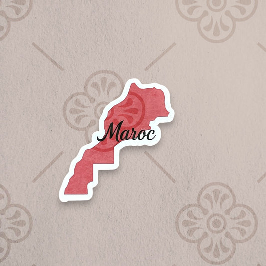 Sticker – Carte du Maroc