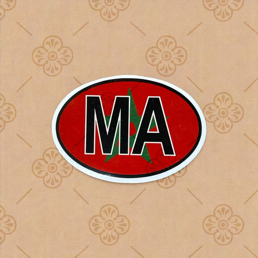 Sticker – Code Pays « MA » (Maroc)