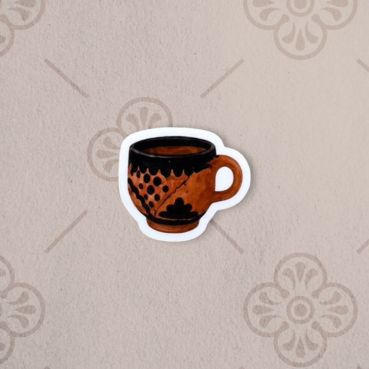 Sticker - Tasse en terre cuite
