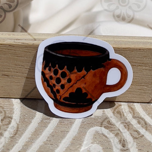 Sticker - Tasse en terre cuite