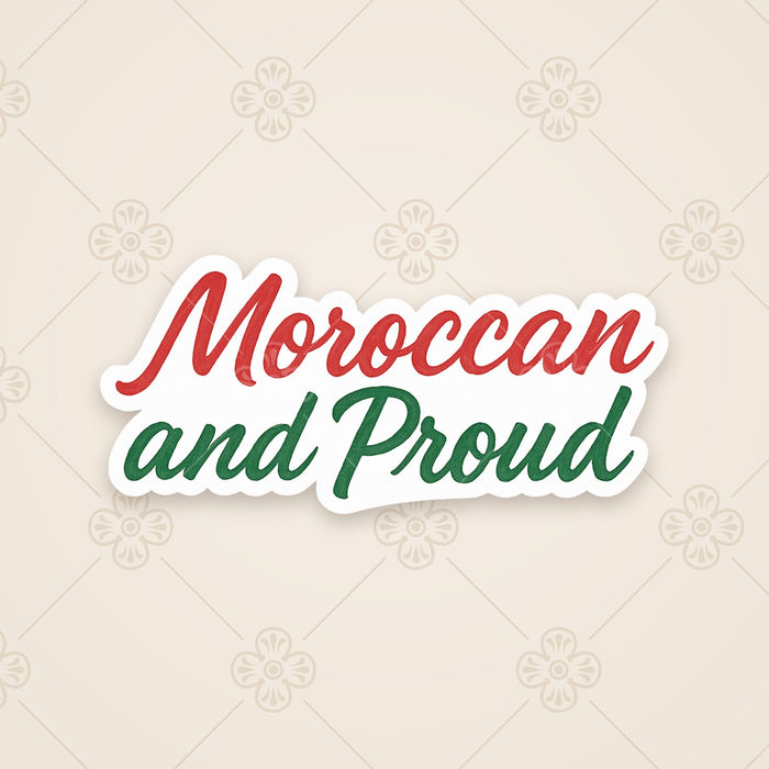 Moroccan and Proud