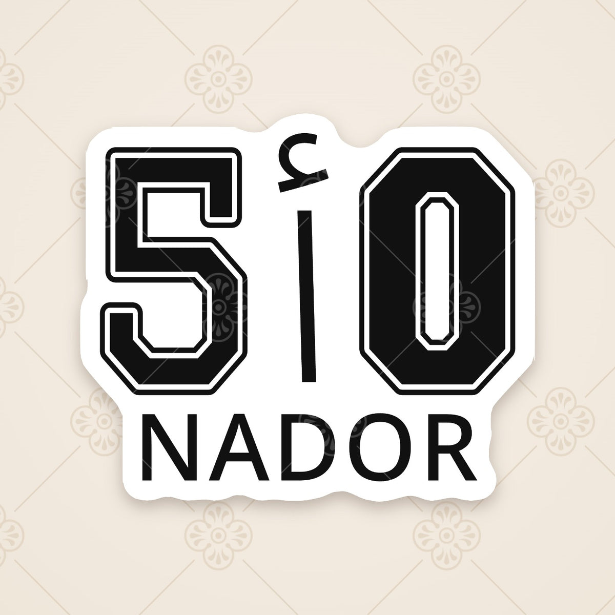 Plaque Nador 50