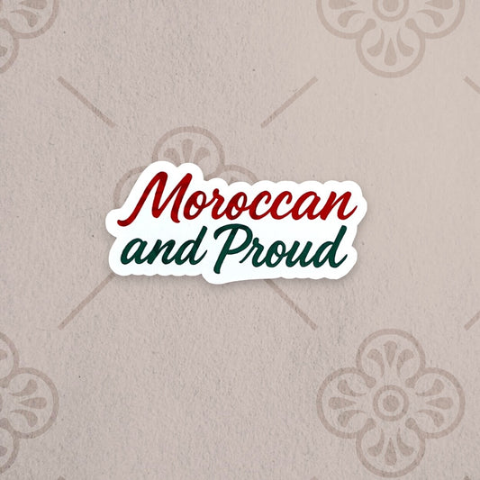 Sticker - Moroccan and proud